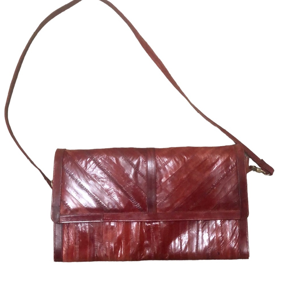 Sunco | Vintage Eel Skin Leather Purse